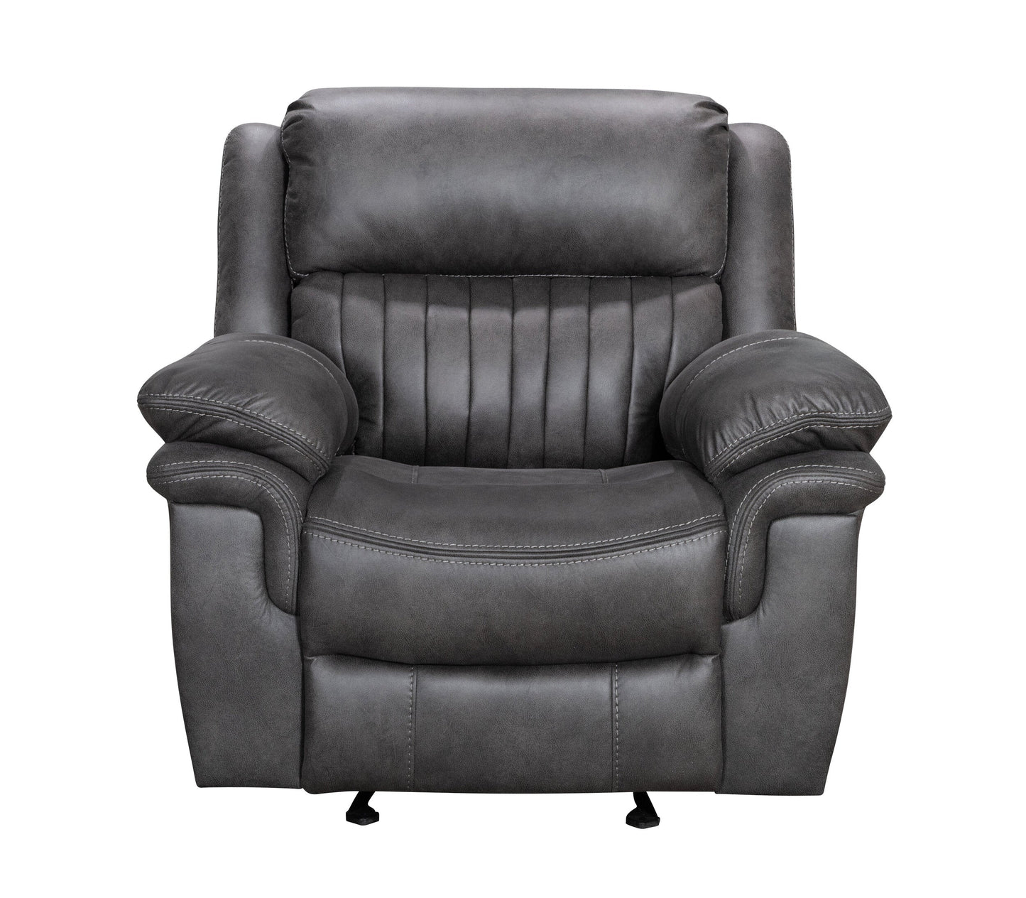 Hampton Collection Recliner Chair Gray | Comfort Meets Style