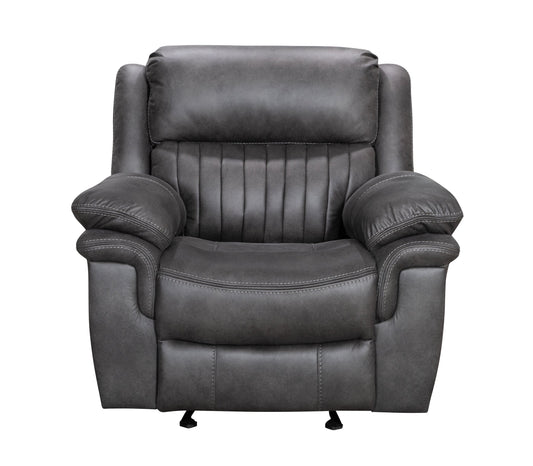 Hampton Collection Recliner Chair Gray | Comfort Meets Style