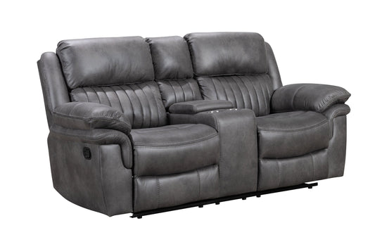 Hampton Collection Reclining Loveseat Gray | Comfort Meets Style