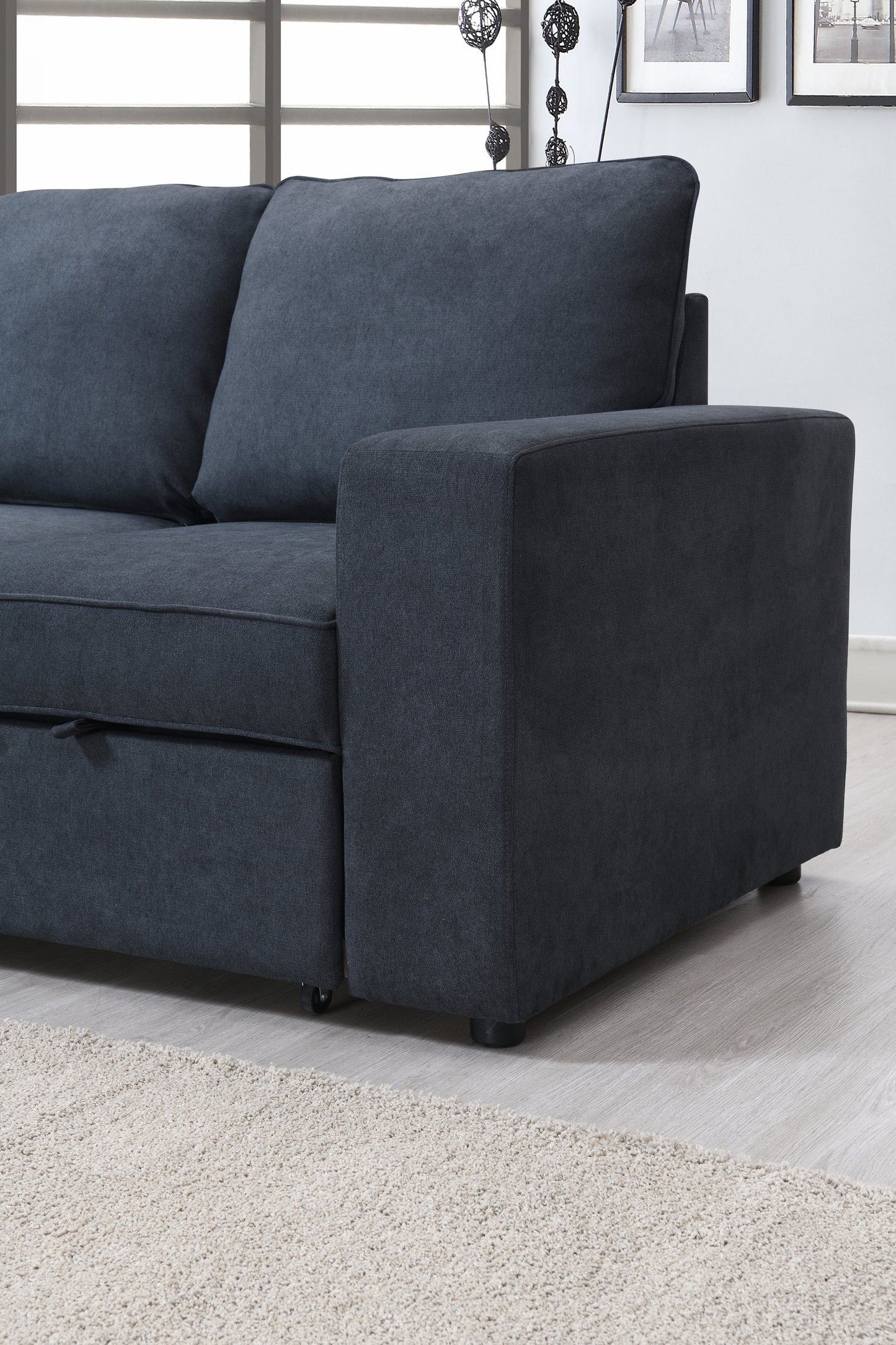 Sleeper Sofa Dark Grey