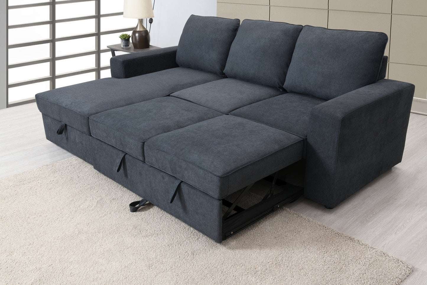 Sleeper Sofa Dark Grey