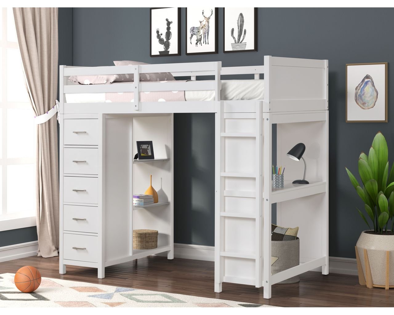 High Loft Twin Bed