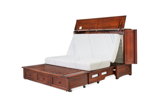 New Traditions Mahogany Murphy Cabinet