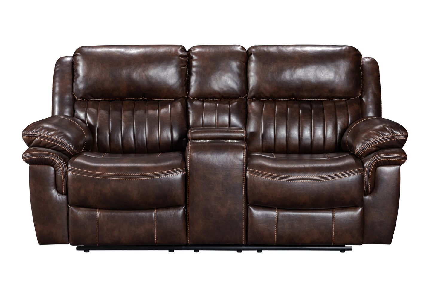 Hampton Collection Reclining Loveseat Brown | Comfort Meets Style