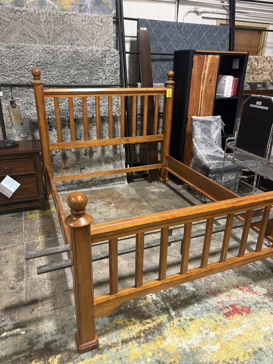 Queen Pine Bed  | Scratch & Dent