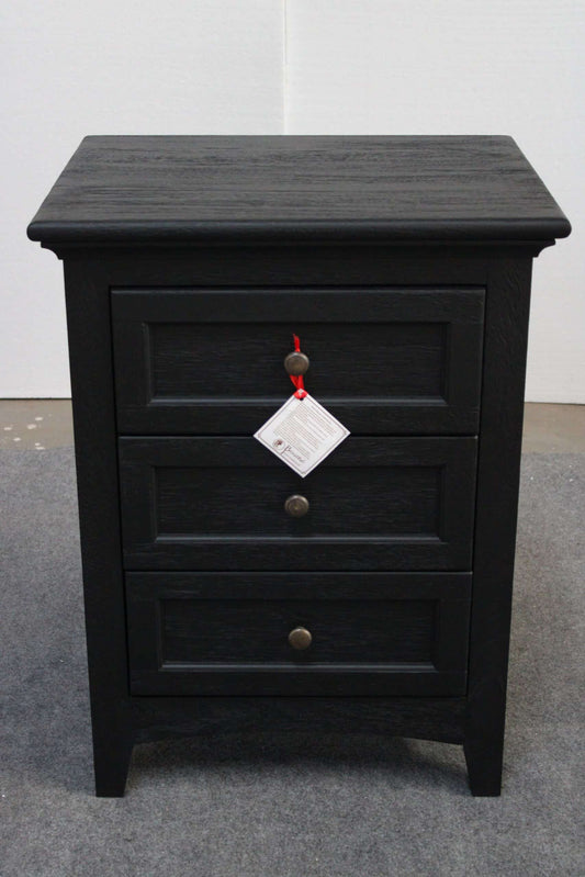 New Traditions Nightstand | Black | Hidden Storage