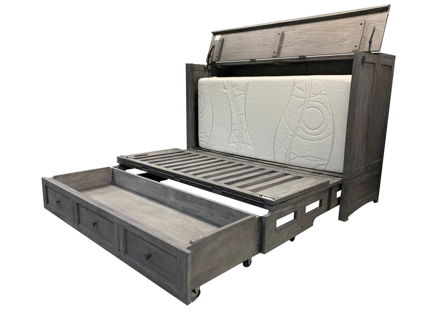 New Traditions Gray Murphy Bed