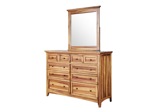 New Traditions Collection Mirrored Dresser - Java
