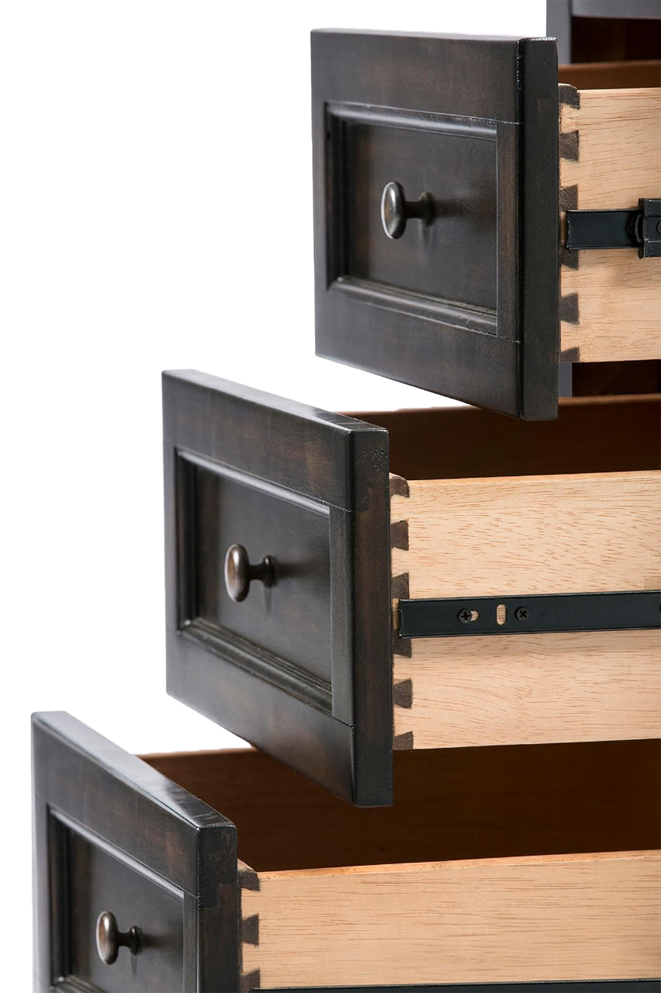 New Traditions Collection Mirrored Dresser - Espresso