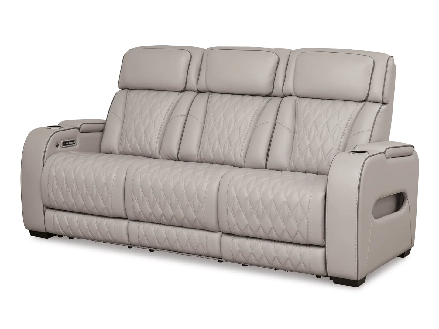 Boyington Dual Power Leather Reclining Sofa