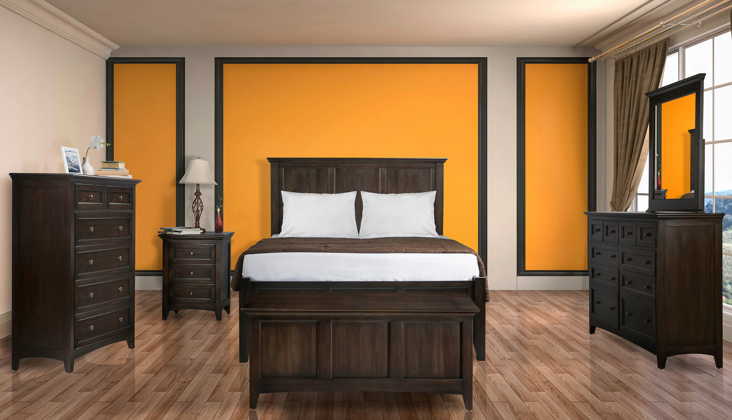 New Traditions Storage Bed - Espresso