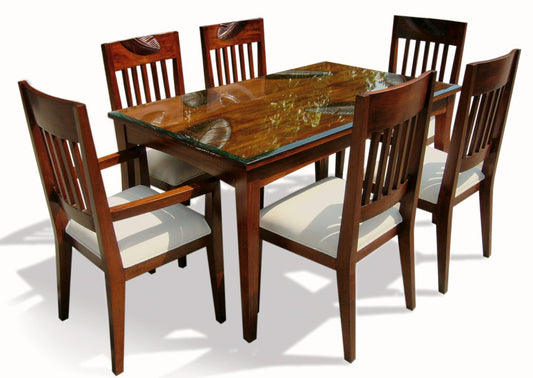 Leaf Collection Dining Table Set 72"