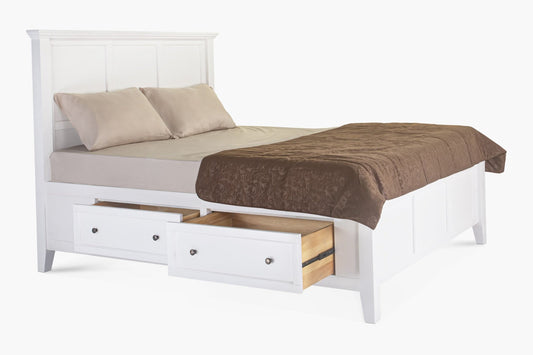 New Traditions Storage Bed - White
